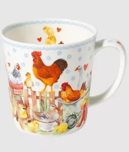 Tasse Hühnerglück Jumbo Becher 0,5 L Fine Bone China Porzellan - Bild 1 von 3