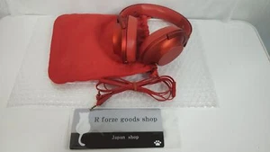Head phone Sony Stereo H.Ear On Cinavar Red Mdr-100A Comes with bag　SONY music - Picture 1 of 8