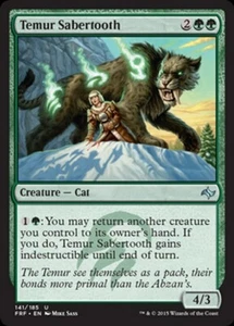 Temur Sabertooth ~ Fate Reforged [ Excellent ] [ Magic MTG ] - Bild 1 von 1