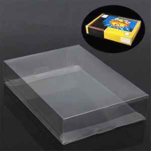 Clear PET Protective Box Case Sleeves Covers For SNES N64 CIB Boxed Games
