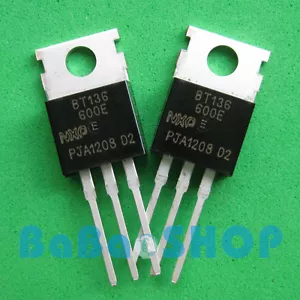 20pcs ~ 200pcs NXP BT136-600E BT136 Triacs sensitive gate 600V TO-220 - Picture 1 of 2