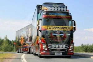 TEKNO 65798 Lastwagen & Anhänger Ekdahl Tutanchamun Swedish Overall Lzv - Bild 1 von 9