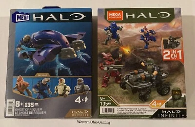 Mega Construx Halo Universe Ghost Of Requiem & Infinite UNSC Gungoose Gambit NEW - Image 1 of 4