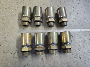 8 Stück Hydraulik Crimpschlauch Armaturen 12-12 RA - Bild 1 von 6