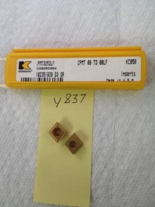 3 NEW KENNAMETAL CPMT 3252LF CARBIDE INSERTS 09 T3 08LF. GR: KC850. USA {Y837} - Picture 1 of 2
