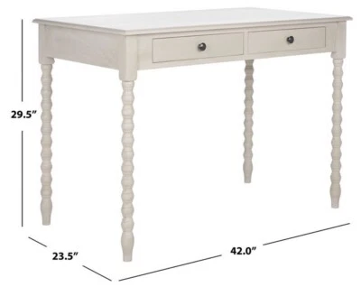 Safavieh O' Mara 2 Drawer Desk, Reduced Price 2172715416 DSK5711C - Image 1 of 4