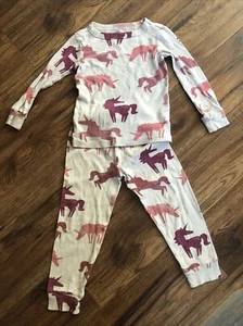 Gymboree girls pajamas size 4 Unicorn Pants Long Sleeve Set - Picture 1 of 4