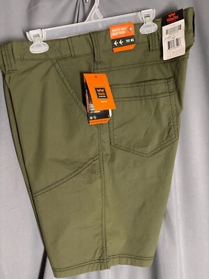 Pantalones cortos de ripstop con bolsillo para teléfono móvil y cintura flexible verde oliva de Walls talla 42 para hombre nuevos Foto 1 de 4