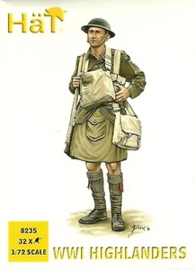 SOMBRERO 1/72 (20 mm) Scottish Highlanders de la Primera Guerra Mundial - Imagen 1 de 1