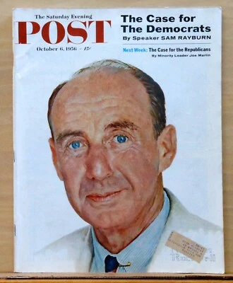 Saturday Evening Post - Oct. 6, 1956 - Norman Rockwell cover - Guns of Navarone - Image 1 of 2