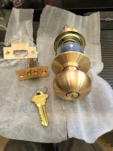 Old Style Schlage A Series Entry Knob 612 Finish. New Old Stock - Picture 1 of 2