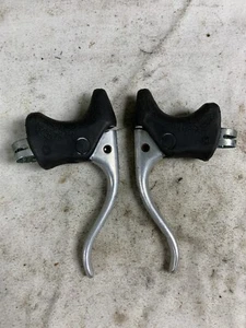 Vintage Shimano BL-Z326 Road Bike Brake Levers, Black Hoods, Non aero - Picture 1 of 5