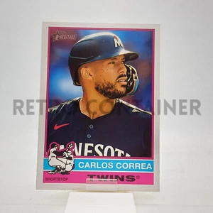 TOPPS Heritage Baseball MLB Cards 2025 - 251 Twins Carlos Correa - Picture 1 of 1