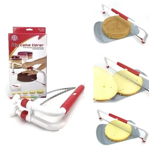Adjustable Cake Leveler, Cake Cutter Slicer, Stainless Steel Wire Cake Slicer - Picture 1 of 8