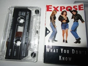 Exposé What You Don't Know  Arista 410 062  Audio Tape Cassette Album - Picture 1 of 7