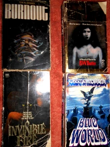 HORROR P/B LOT(4) BLUE WORLD - INVISIBLE FIRE - BURNOUT - MARY, MARY - Bild 1 von 3