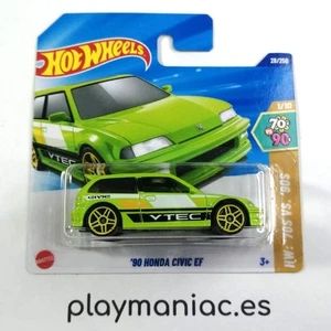 Hot Wheels '90 Honda Civic EF Hw 70s vs 90s Mainline 2025 Mattel - Imagen 1 de 1