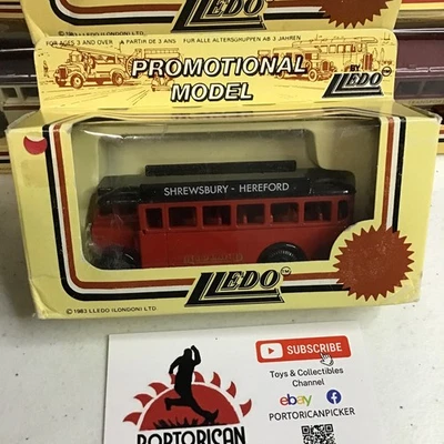 LLEDO DAYS GONE RED 1930 AEC MIDLAND PROMO COACH BUS 1/50 MIB ENGLAND - Image 1 of 3