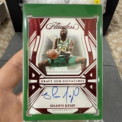 Shawn Kemp 2023-24 Panini Impecable Borrador Gema Firmas Auto Rubí 09/15  Foto 1 de 4