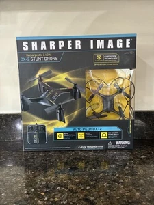 NEW Sharper Image DX-2 Stunt Drone Rechargeable 2.4 Ghz - Sealed In Box - Picture 1 of 9