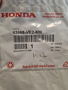 Neu Honda 42668-VE2-800 Rückholfeder Original OEM Ersatzteil - Bild 1 von 2