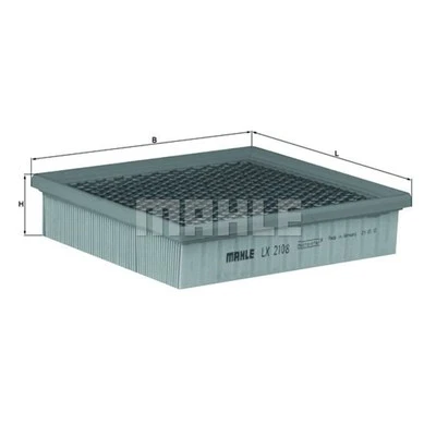 Mahle Air Filter for Chrysler 300c Jeep Cherokee Grand Lancia Thema - Image 1 of 4
