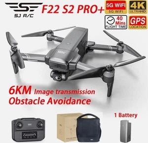 SJRC F22 S2 PRO+ Drone GPS EIS 4K HD Camera Gesture Photo Obstacle Avoidance 6KM - Picture 1 of 8