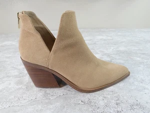 Stivaletti Vince Camuto donna 8,5 marrone scamosciato bebestie zip abito casual alla caviglia guarigione - Foto 1 di 12