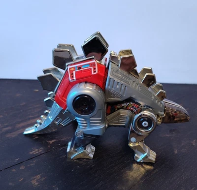 Vintage 1984 Transformers G1 Snarl Dinobot Stegasaurus Transforming Figure READ - Image 1 of 4