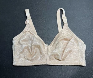 Bali Ivory Double Support Bra Size 36D 80 Beige Style 3372 - Picture 1 of 7