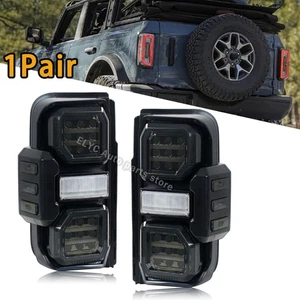 1Pair For Ford Bronco 2021-2026 Dynamic Signal Lamps Assembly LED Tail Lights - Picture 1 of 8