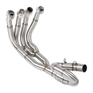 ˘Motorcycle Full Exhaust System Vent Front Pipe Link Connect For YZF-R6 - Picture 1 of 8