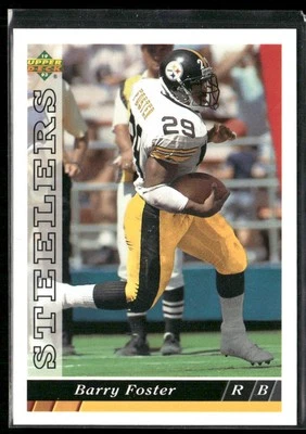 Barry Foster 1993 Upper Deck #345 Pittsburgh Steelers - Image 1 of 2
