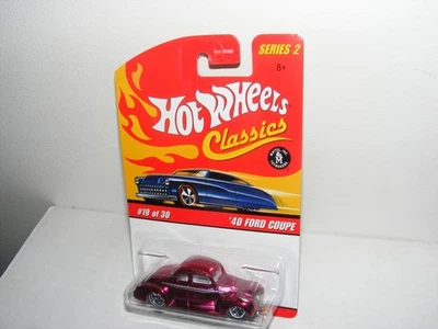 Ford Cupé Hot Wheels Classics Series 2 '40 2005, magenta 19/30, casi como nuevo Foto 1 de 4