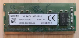 Kingston 8GB (1x8GB) 1RX8 PC4-2400T DDR4 SODIMM Laptop Memory - Picture 1 of 1