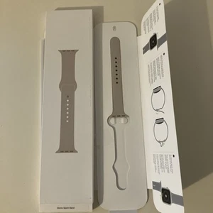 Genuine Apple Watch Sports Band Stone Colour 13.5mm - Zdjęcie 1 z 4