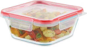 Freshlock Glass Food Storage Container, Airtight & Leakproof Locking Lids, Free - Picture 1 of 12
