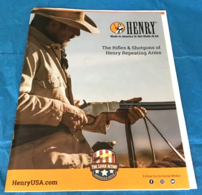 HENRY USA Rifles & Shotguns Henry Repeating Arms Booklet Made in America - Image 1 of 4