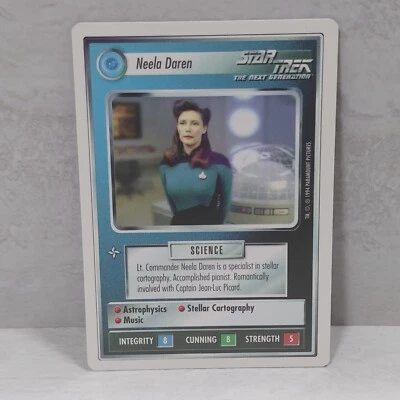 1994 Star Trek The Next Generation TCG CCG NEELA DAREN White Border - Image 1 of 2