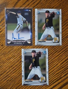 Aaron Shortridge Auto 2019 Blowout Cards Test Issue Certified +(2) Bowman Chrome - Picture 1 of 2