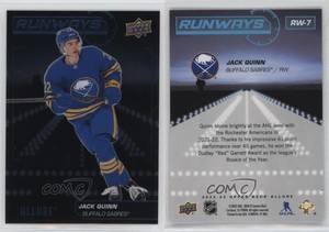 2022-23 Upper Deck Allure Runways Jack Quinn #RW-7 Rookie RC