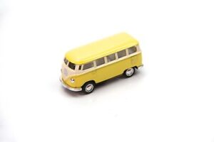 2.5" Kinsmart 1962 VW Volkswagen Bus Diecast Model Toy Car 1:64 Pastel Yellow