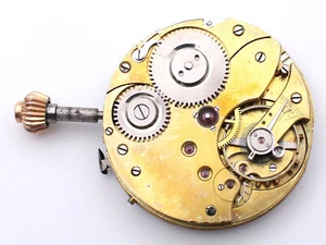 Taschenuhrwerk Systeme Glashütte 41,82 mm mit Zifferblatt und Zeigern Savonnette - Picture 1 of 3