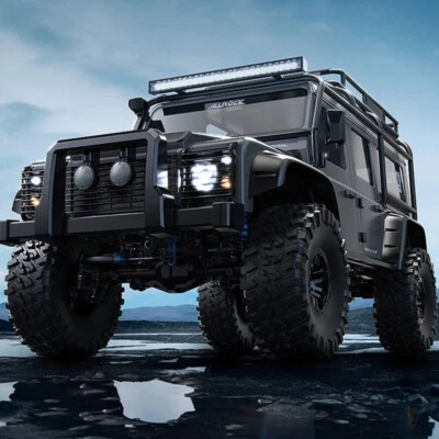 1/8 RC Double Pickup 4WD H8H V2 4x4 Remote Control Rock Crawler RC Car Model RTR - Image 1 of 4