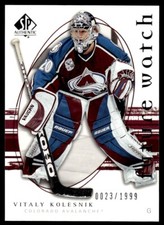 2005-06 SP Authentic Vitaly Kolesnik Rookie 0023/1999 Colorado Avalanche #258
