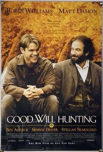 PÓSTER DE PELÍCULA GOOD WILL HUNTING ROLL ORIGINAL DE UNA HOJA MATT DAMON (1997) - Imagen 1 de 1