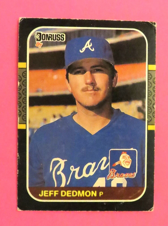 1987 Donruss, Atlanta Braves - JEFF DEDMON - Image 1 of 1