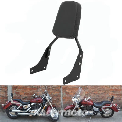 For Honda Shadow VT1100 SABRE 1100 ACE 95-05 Backrest Sissy Bar Rear Pad Black - Image 1 of 4