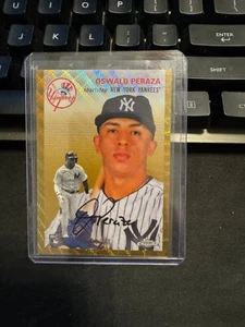 2023 Topps Chrome Platinum Gold Refractor #81 Oswaldo Cabrera /50 (RC) Yankees  - Bild 1 von 2