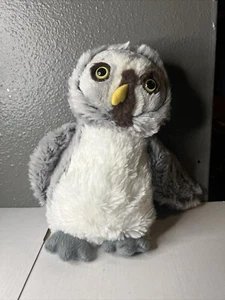 GANZ Webkinz (HM344) Grey Owl EUC Plush 8” - Picture 1 of 5